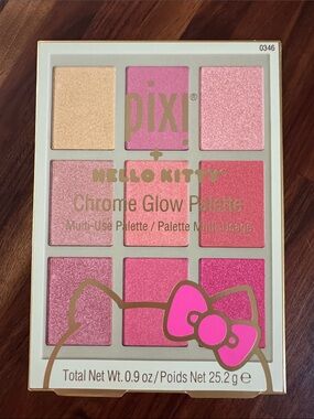 Pixi Chrome Glow Palette — Pink & Gold Tones